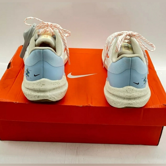 NIKE AIR WINFLO 9 SAIL/SAFETY ORANGE-LIGHT STONE Sneaker Running Women 8.5 Men 7 - Picture 4 of 11